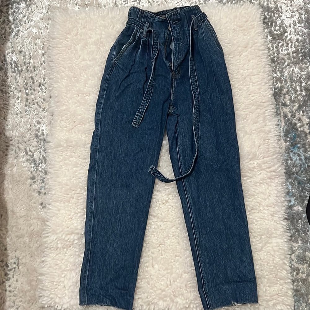 Paper bag jeans
